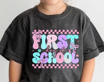 Coquette First Day Of School Shirt, Back To School Shirt, Preppy Teacher Shirt, Elementary School T-Shirt, Teacher Appreciation Gift, S-02
