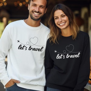 Let's Travel Sweatshirt, Airplane Mode Shirt, Summer Vibes Shirt, Vacation Shirt, Adventure Shirt, Wanderlust Shirt, Traveler Gifts, SP7360
