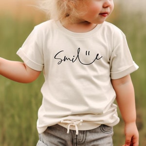 Smile Sweatshirt, Smile Face Shirt, Good Vibes Shirt, Be Happy Shirt, Positive Shirt, World Smile Day Shirt, Motivational Gifts, SC5078