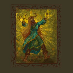Fantasy illustration wall art