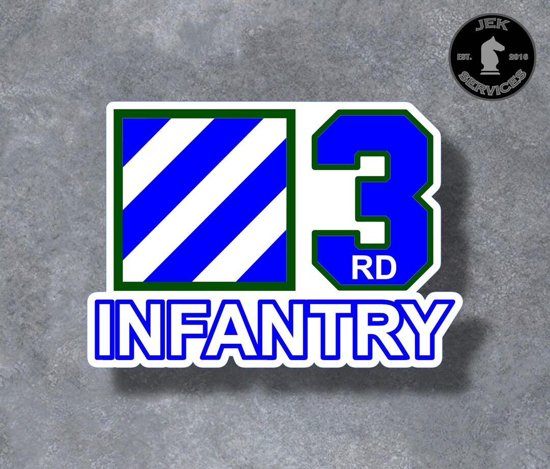 3rd Infantry Division Sticker - Etsy