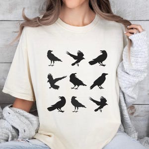 Funny Crow Shirt, F-Craw-F T-shirt, Black Crow Sweatshirt, Raven Lover Gift Funny Raven Sweater, Gothic Crow Tee Gift Comfort Colors T-shirt