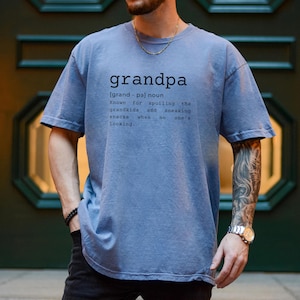 Grandpa Definition T-shirt, Funny Father’s Day Gift for Grandpa, Tee for Grandfather, grandfather gift, future grandpa, first-time grandpa