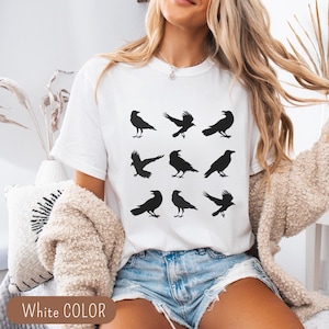 Funny Crow Shirt, F-Craw-F T-shirt, Black Crow Sweatshirt, Raven Lover Gift Funny Raven Sweater, Gothic Crow Tee Gift Comfort Colors T-shirt