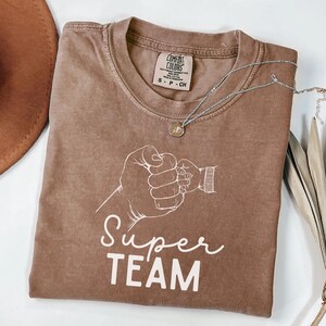 Papa Shirt Comfort Colors®, Super Team Dad, Cool Dad Club, First Fathers Day Present, Dad of Girls, Gift Grandfather Tee, Gift For Husband