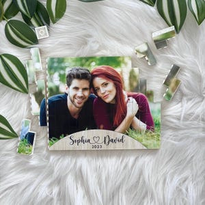 Personalized Photo Bricks Puzzle, Photo Building Puzzle, Printed Photo Blocks Puzzle, Photo Gift for Adults, Gift for Family, Him, Friends