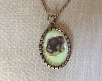 Sloth necklace / for the hard worker or lazy person! girlfriend gift, animal lover