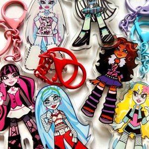 Monster Girl High School Acrylic Keychains