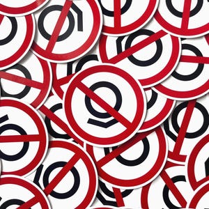 Anti-Palantir Sticker - Anti-Surveillance Political Protest, Anti Big Tech