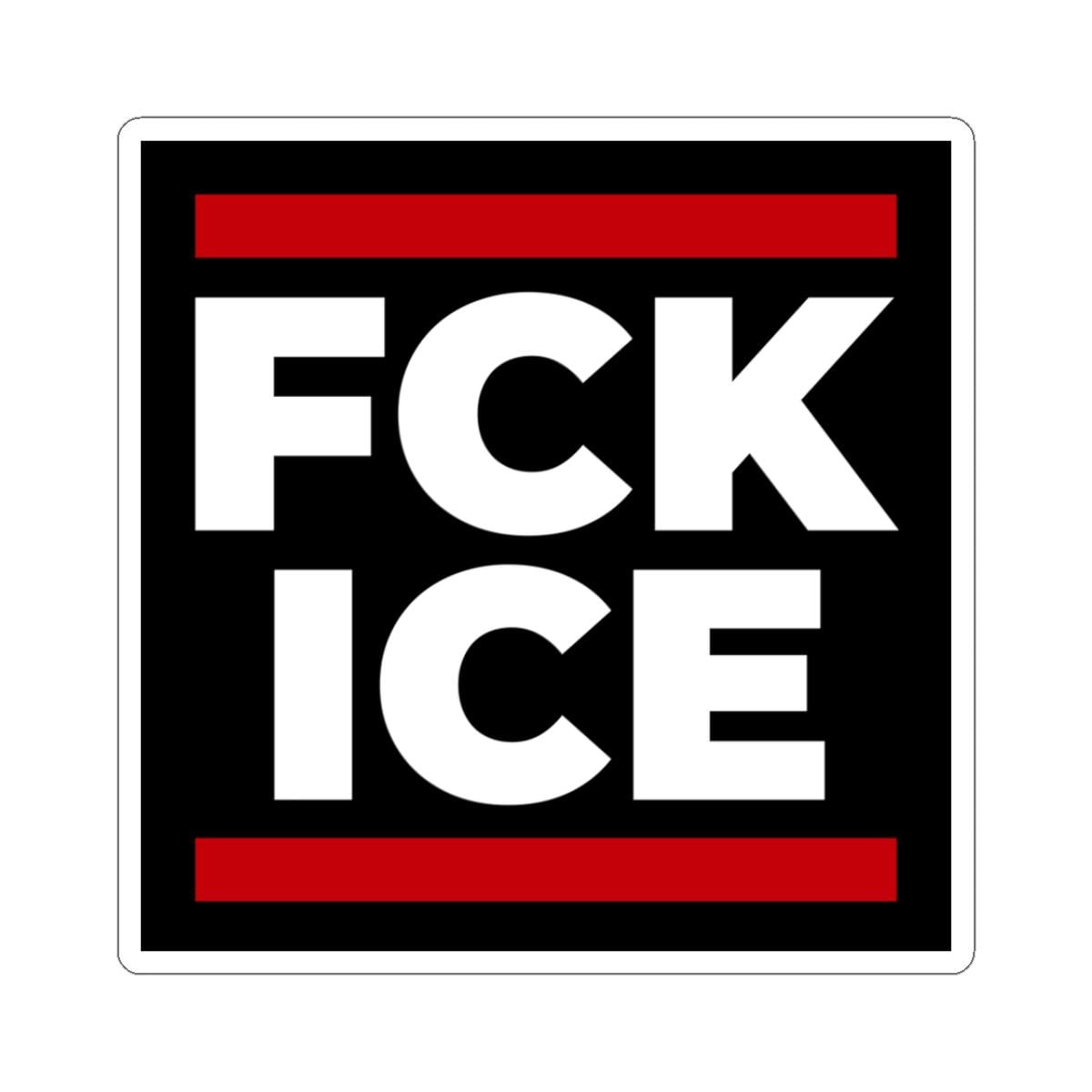 Anti-ICE Sticker, Political Protest, Immigration Rights, Oppose Trump