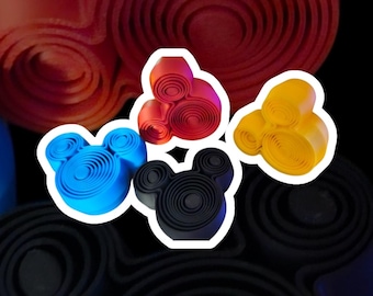 Mickey Head Fidget (4 Pack), Mickey Mouse Head Fidget Toy - Perfect for Disney Cruise Line Fish Extender Gifts, Fish Extender Gift