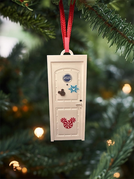 Disney Cruise Door Ornament – Custom Year | DCL Stateroom Keepsake | Fish Extender Gift | Personalized Christmas Cruise Decor