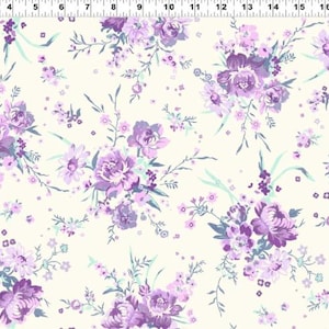 Louisa Dainty Floral Collection by Clothworks Top Quality Quilt Shop Cotton
