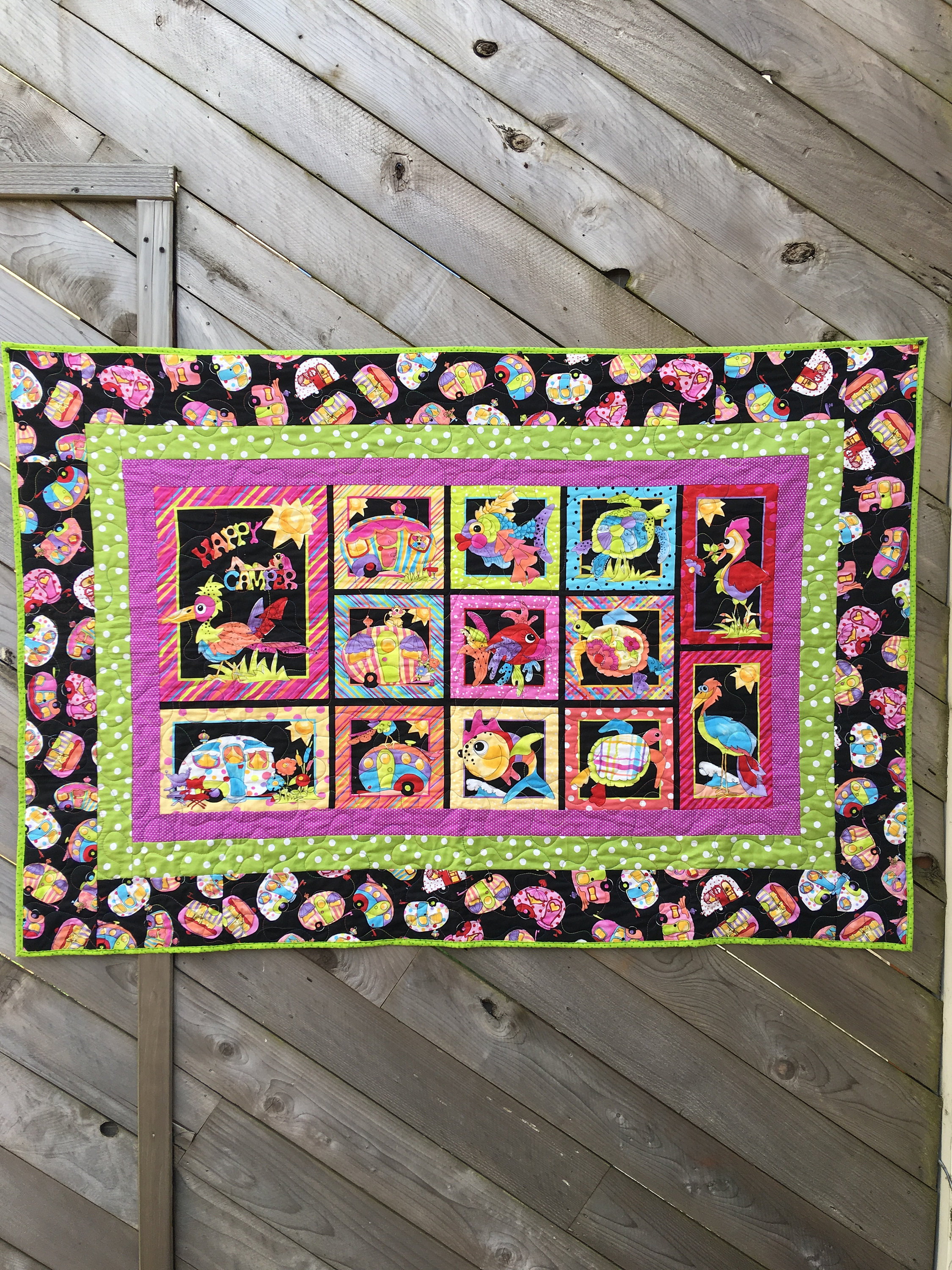 Loralie's Happy Camper Quilt