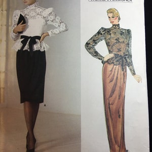 Vintage Uncut Vogue Pattern 1189 Very Easy Misses Top and Dress