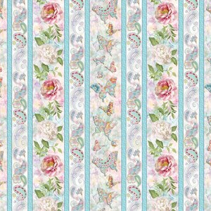 Wild Blush Collection Floral Print Cotton Fabric By Wilmington Prints