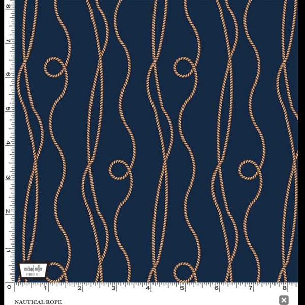 Nautical Rope Fabric Etsy