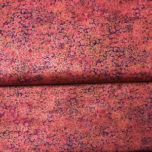 Shimmer by Northcott Cotton Fabric in Coral Reef and Gold 22991 26