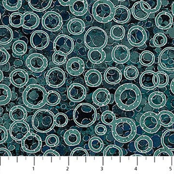 Shimmer in Iceberg and Silver Northcott Cotton Fabric 22992M-68