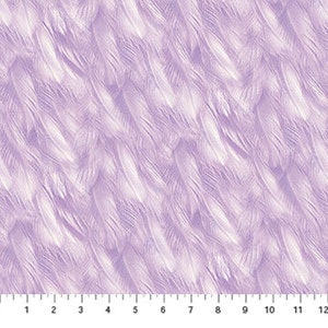 Jacaranda Feathers Cotton Fabric By Northcott