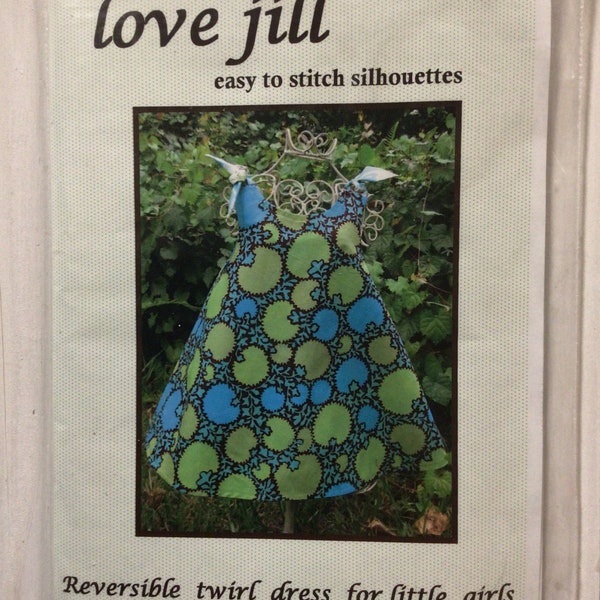 Love Jill Easy To Stitch Twirl Dress For Little Girls