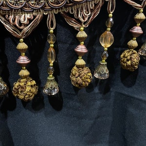 Breathtaking Decorative Fringe Trim in Amber