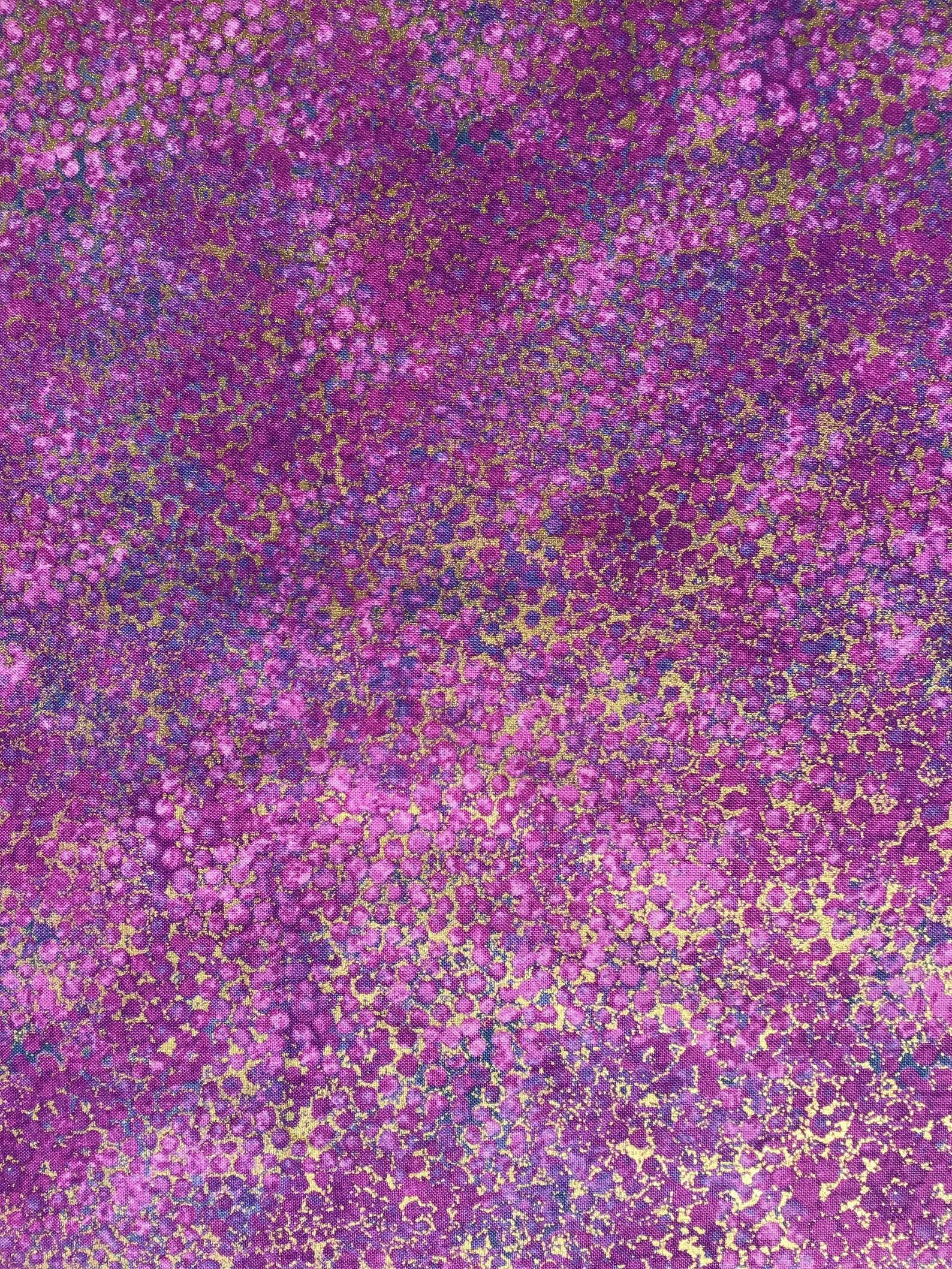 Shimmer by Northcott Cotton Fabric in Purple and Gold 1/2 yard Etsy