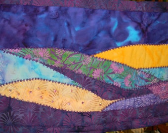 Sunrise Sunset Quilt Wall Hanging by Coyote Creek Fabrics