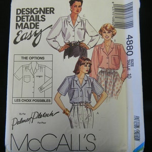 Vintage Uncut McCall&#39;s Pattern 6787 Size 10 Lined Bolero, LIned Top, Skirt and Pants