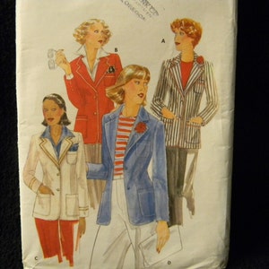 Vintage Uncut Butterick Pattern 5269 Size 18 Blazer