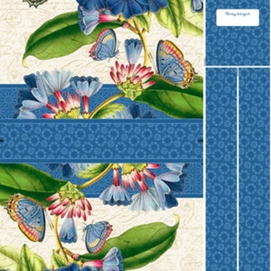 Something Blue Tote Bag Panel Top Quality Cotton Fabric by Northcott C24927-10