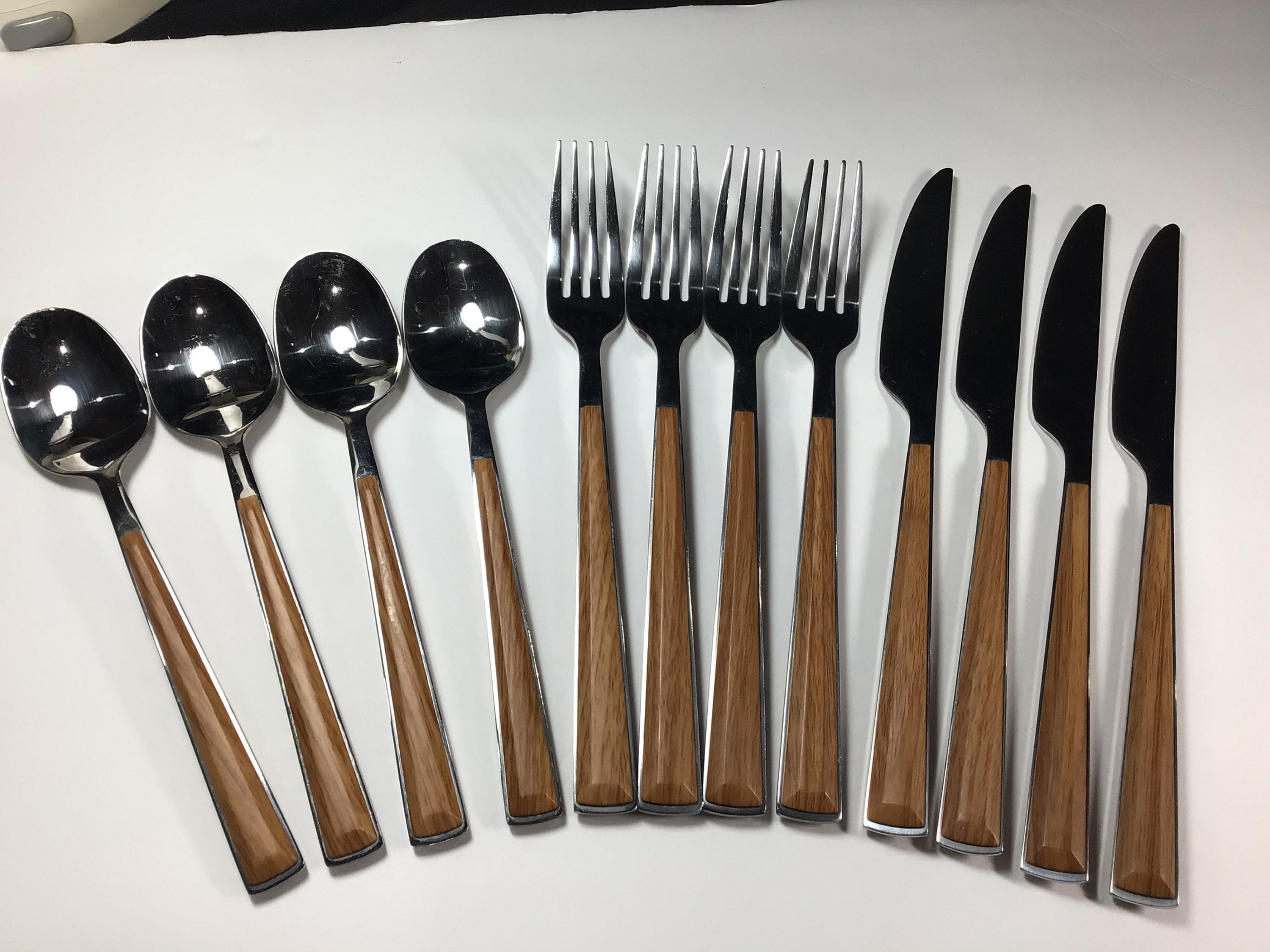 Matte Black 20-Piece Blake Flatware Set