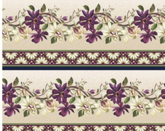 Avalon Cotton Fabric By Northcott DP24852-12 Border Stripe