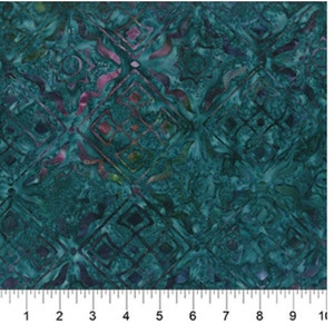 Sweet 16 Batik Cotton in Teal 80691-60