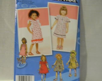 Uncut Simplicity Pattern 1890 Project Runway Dresses for Baby or Toddler