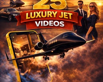 25 video's over luxe jets – pakket met privéluchtvaarthaspels