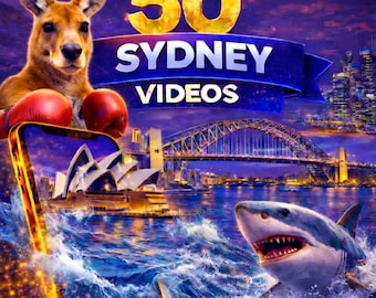 50 vídeos de Sídney: Reels de ciudades costeras