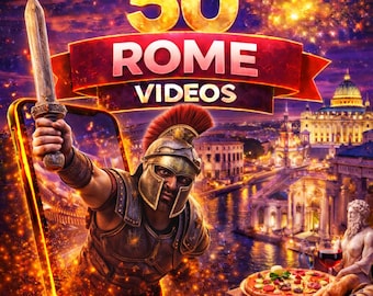 50 Rome-video's – Rollenpakket Oude Stad