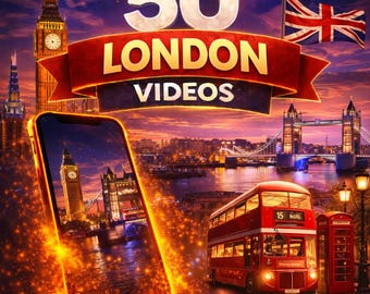50 Londense video's – Iconic City Reels Pack