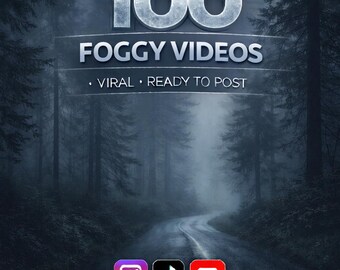 100 mistige videoclips | TikTok, haspels, YT-Shorts (digitale download)