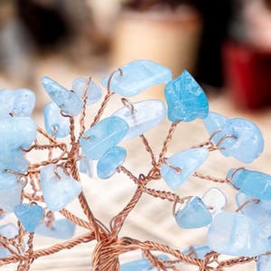 Mini Crystal Tree, Healing Gemstone Decor, Feng Shui Tree With Agate ...