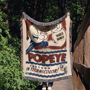 Popeye Blanket - Etsy