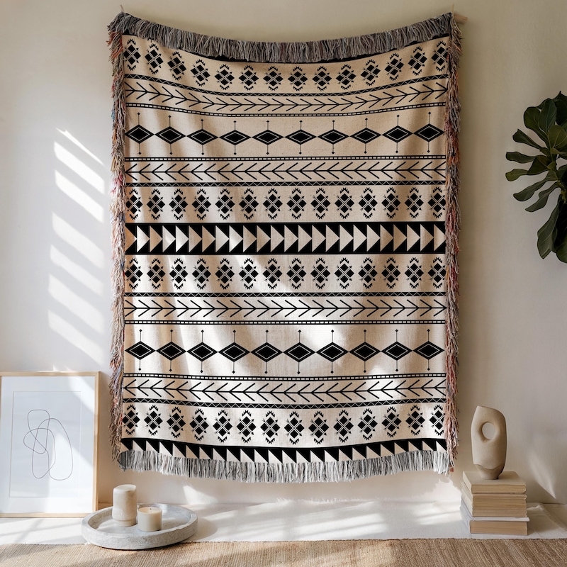 Tribal Tapestry Quilted Blanket NCU0DK042 main image 1