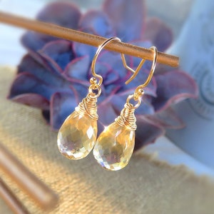 Genuine Citrine Earrings Etsy Singapore