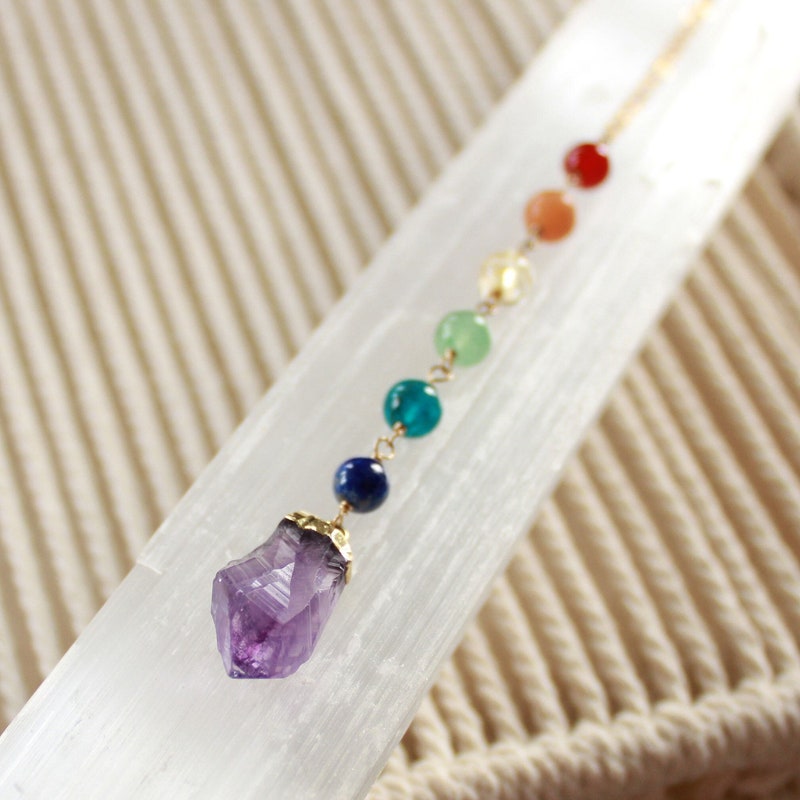 Long Chakra Necklace