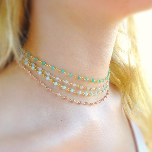 Sugar Gems Beaded Necklace main image 1