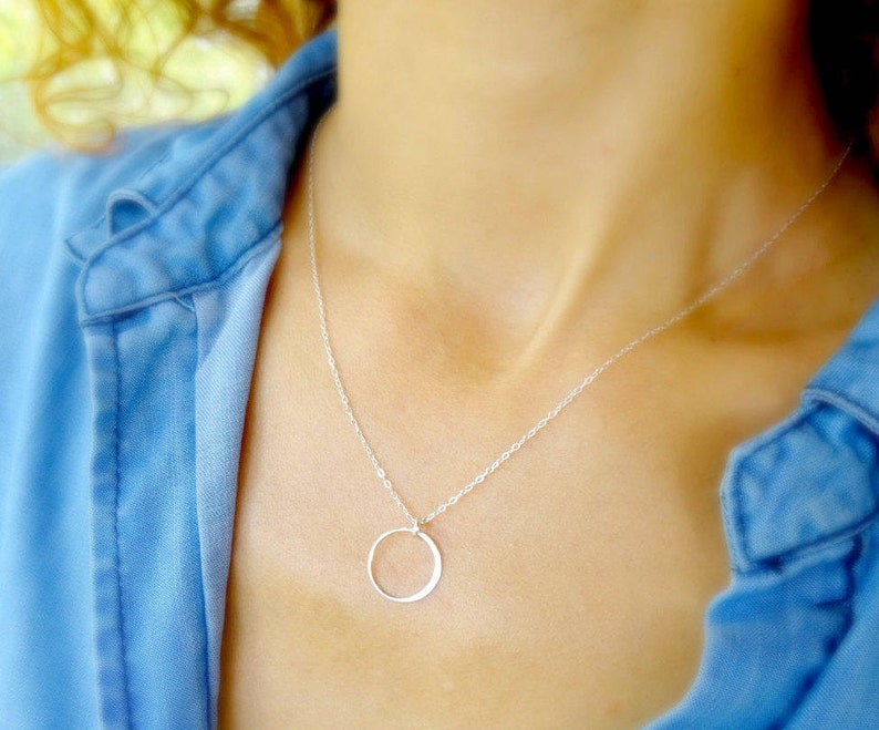 X and O Necklace SET XO Necklace Circle Necklace Arrow Etsy