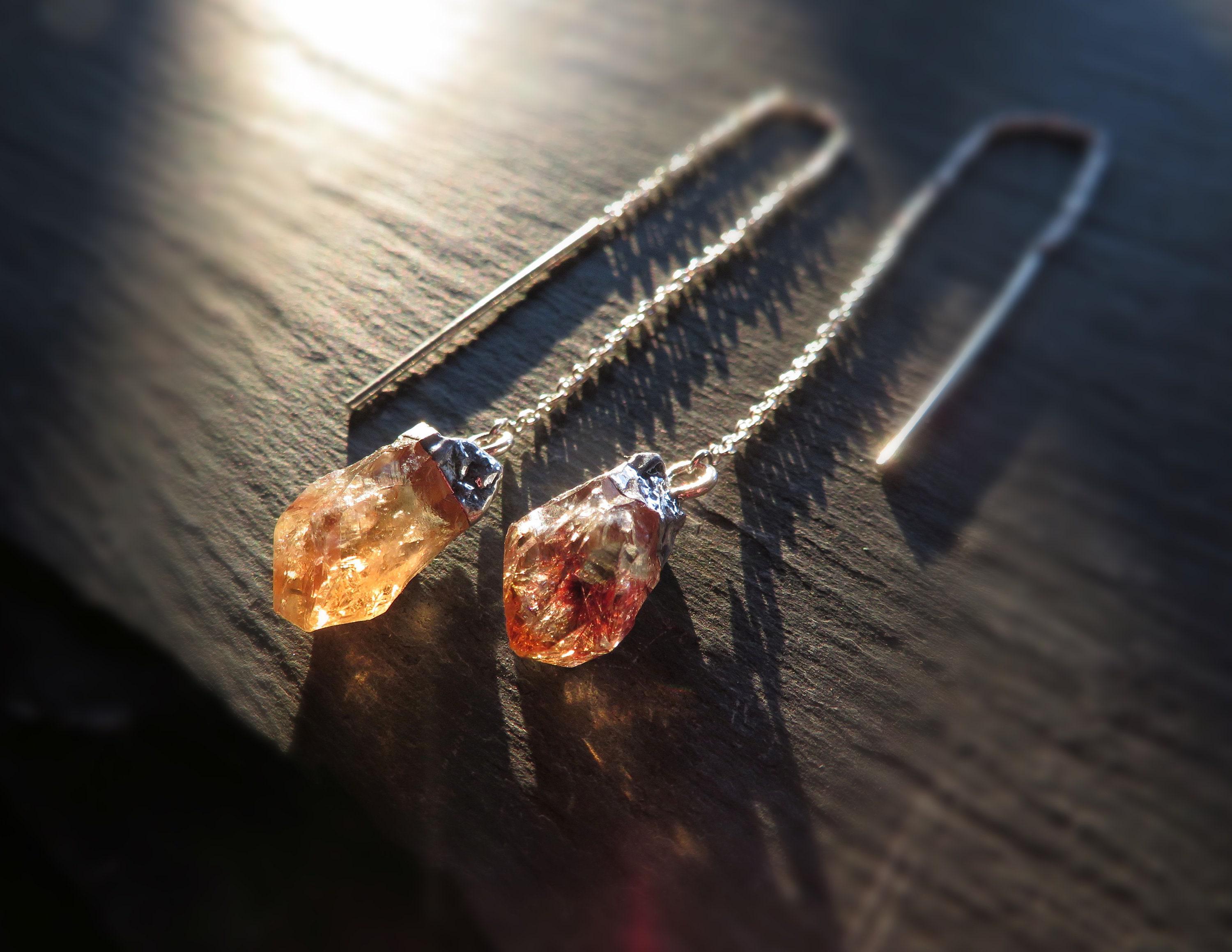 Orecchini in Argento Sterling 925 Placcati Oro Rosa e Oro Giallo