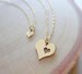 Mother Daughter necklace set, Meaningful Jewelry set to share, Back to school gift for girls, matching necklaces, mommy & me set 