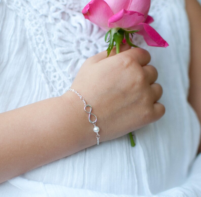 Mother daughter bracelet set infinity bracelet set for mom Etsy